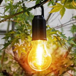 Portable Mini Rechargeable Warm Bulb with Hook – 3 Lighting Modes | Indoor & Outdoor Camping Light