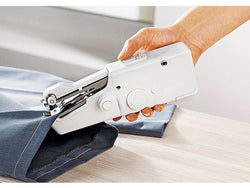 Mini Portable Handheld Sewing Machine | Battery-Operated Stitching Tool with Bobbin | Lightweight Sewing Machine for Quick Repairs, Fabric & Travel Use